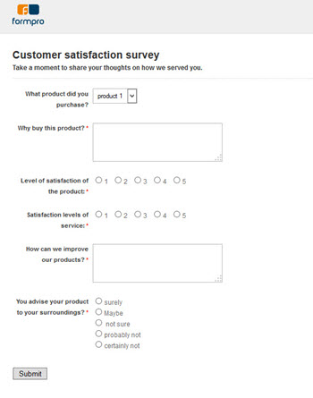 Customer Satisfaction Survey